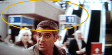 Why did The Peacemaker bother to rearrange ticket desks to put '9' to the left of '11'?